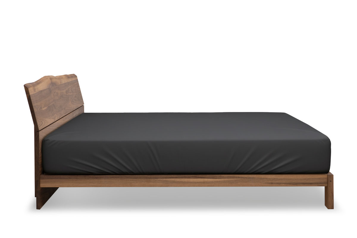 LUNA LIVE EDGE BED シングル2台木目通し(S2ATG)