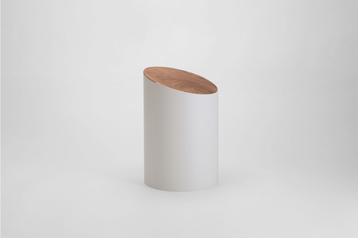 MOHEIM | SWING BIN gray / walnut S