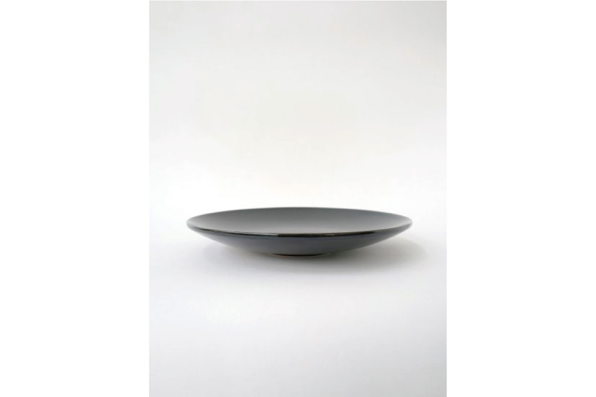 SyuRo | 炻器 Deep Plate ブルー L