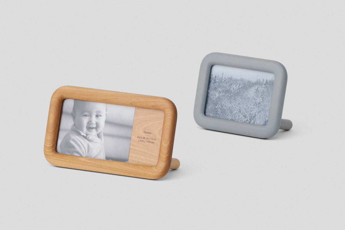 SASAKI | Photo frame rounded ライトグレー Regular