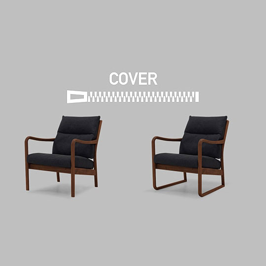 Blueprint LOW BACK LOUNGE CHAIR COVER