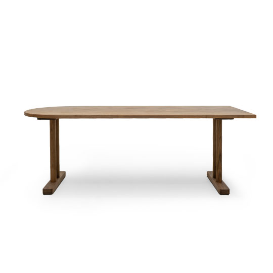 CHILL HALF OVAL LOW DINING TABLE