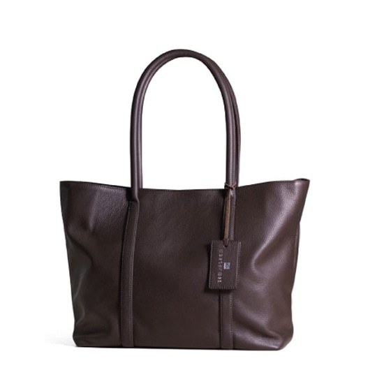 UN LEATHER TOTE BAG