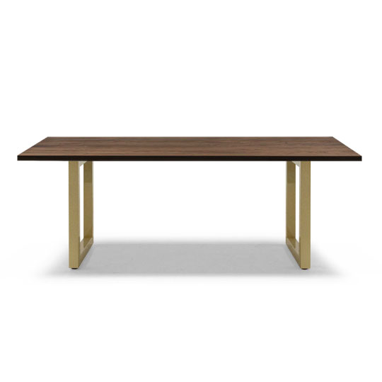 MASTERWAL｜WILDWOOD TABLE / STEEL GOLD LEGS